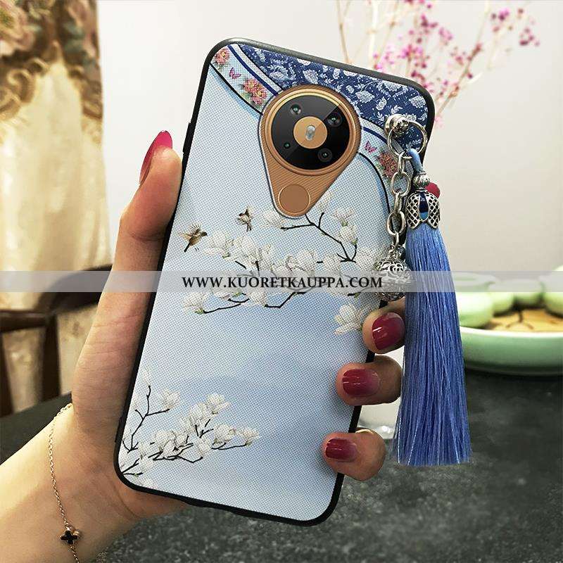 Kuori Nokia 5.3, Kuoret Nokia 5.3, Kotelo Nokia 5.3 Silikoni Suojaus Tuuli Vuosikerta Palatsi Vihreä