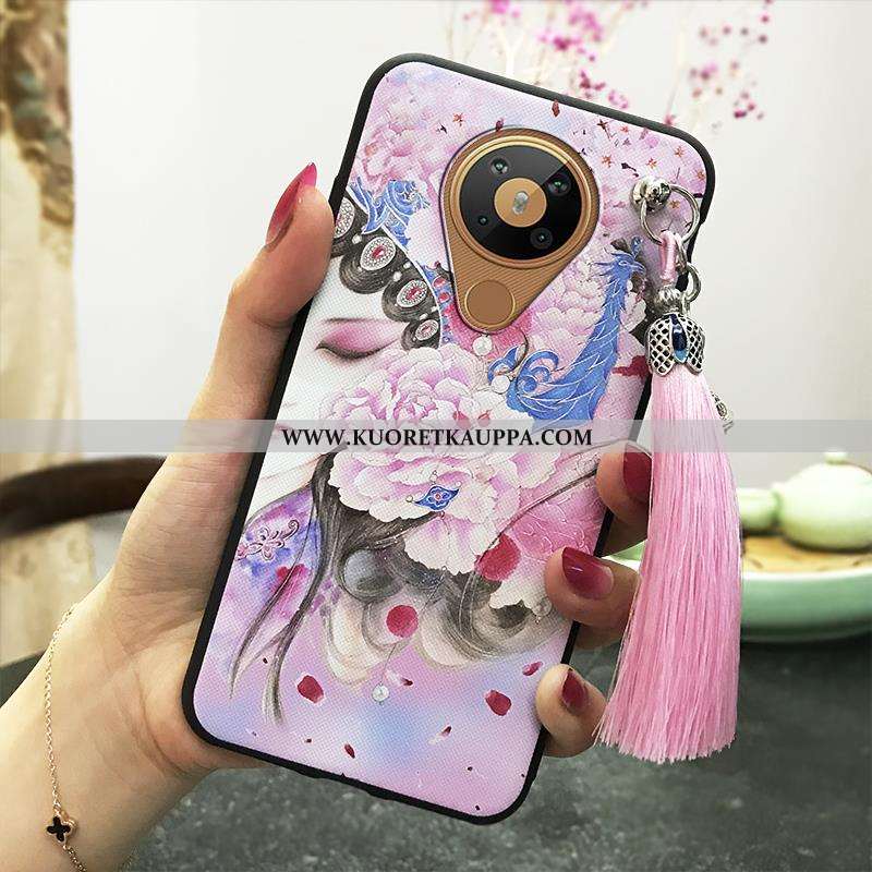 Kuori Nokia 5.3, Kuoret Nokia 5.3, Kotelo Nokia 5.3 Silikoni Suojaus Tuuli Vuosikerta Palatsi Vihreä