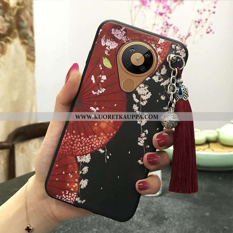 Kuori Nokia 5.3, Kuoret Nokia 5.3, Kotelo Nokia 5.3 Silikoni Suojaus Tuuli Vuosikerta Palatsi Vihreä