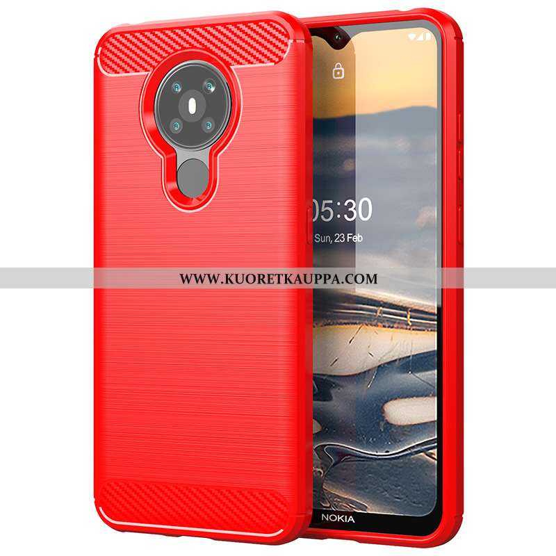 Kuori Nokia 5.3, Kuoret Nokia 5.3, Kotelo Nokia 5.3 Suojaus Kukkakuvio Pehmeä Neste Musta Puhelimen 