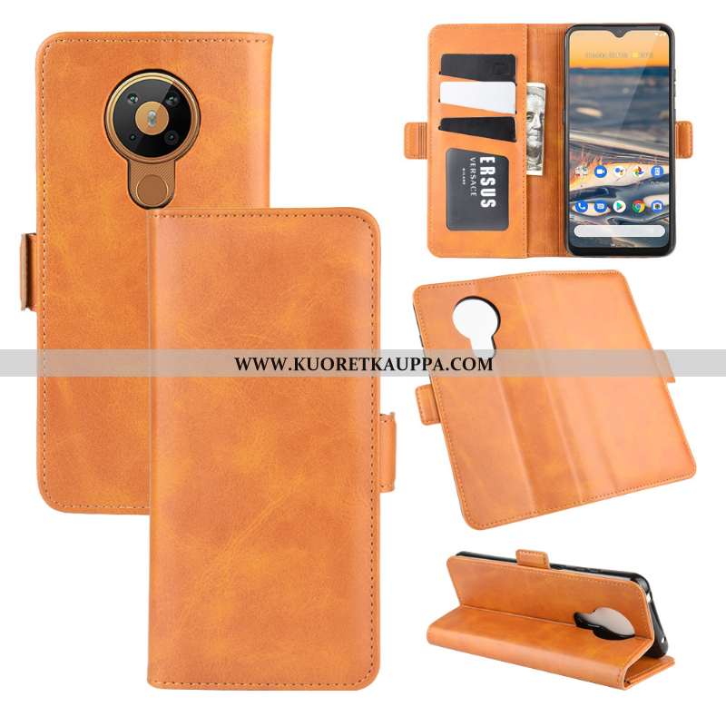 Kuori Nokia 5.3, Kuoret Nokia 5.3, Kotelo Nokia 5.3 Suojaus Nahkakuori Puhelimen Kukkakuvio Kortti P