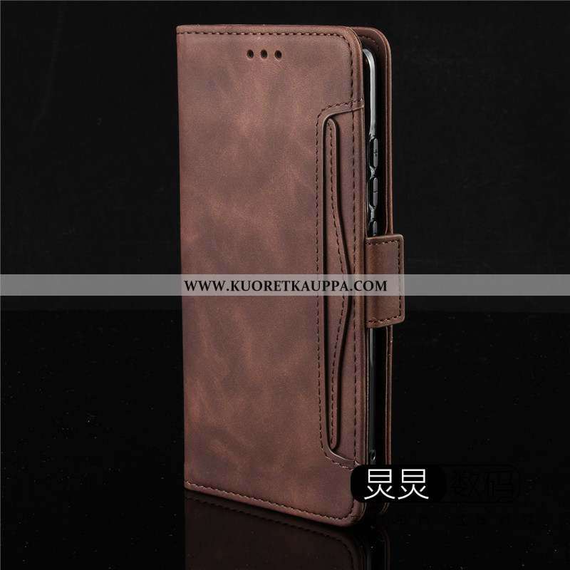 Kuori Nokia 5.3, Kuoret Nokia 5.3, Kotelo Nokia 5.3 Suojaus Nahkakuori Simpukka Puhelimen Tummansini