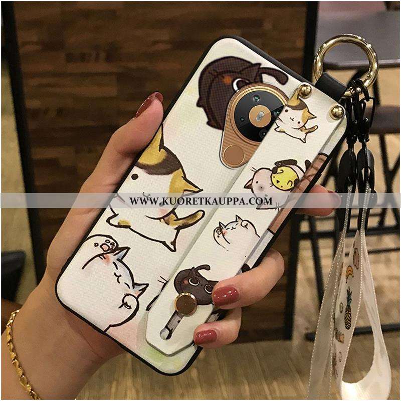 Kuori Nokia 5.3, Kuoret Nokia 5.3, Kotelo Nokia 5.3 Suuntaus Pehmeä Neste Tuki Pieni Keltaiset