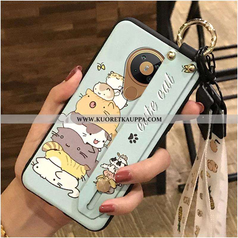 Kuori Nokia 5.3, Kuoret Nokia 5.3, Kotelo Nokia 5.3 Suuntaus Pehmeä Neste Tuki Pieni Keltaiset