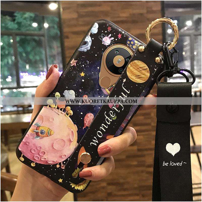 Kuori Nokia 5.3, Kuoret Nokia 5.3, Kotelo Nokia 5.3 Suuntaus Pehmeä Neste Tuki Pieni Keltaiset