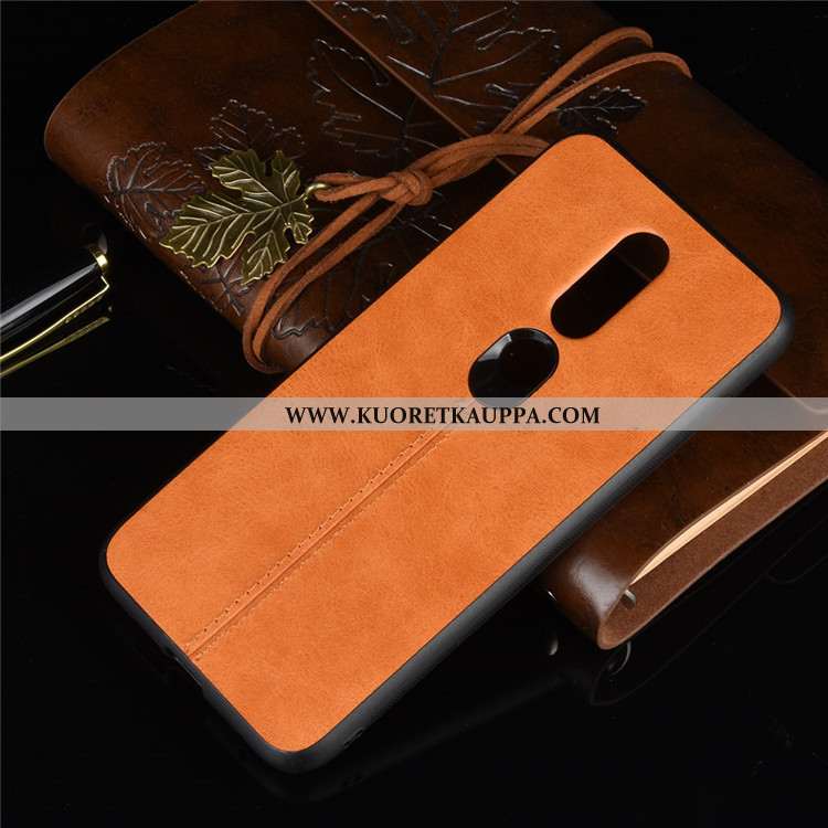 Kuori Nokia 6.1, Kuoret Nokia 6.1, Kotelo Nokia 6.1 Suojaus Nahka Puhelimen Keltainen Kova Keltaiset