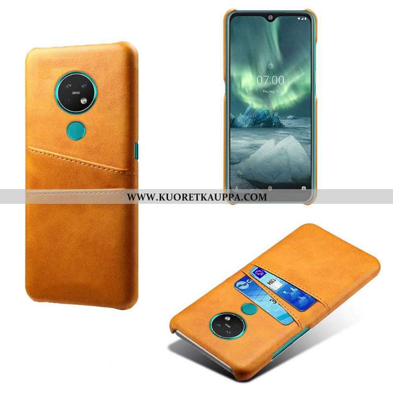 Kuori Nokia 6.2, Kuoret Nokia 6.2, Kotelo Nokia 6.2 Nahka Kukkakuvio Jauhe Pieni Pinkki