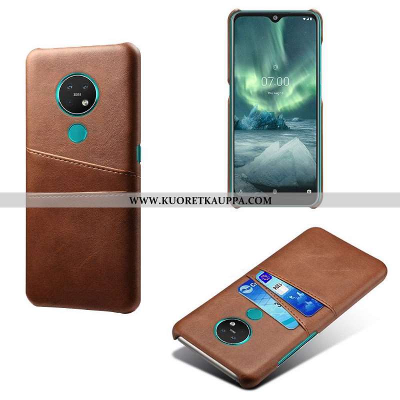 Kuori Nokia 6.2, Kuoret Nokia 6.2, Kotelo Nokia 6.2 Nahka Kukkakuvio Jauhe Pieni Pinkki