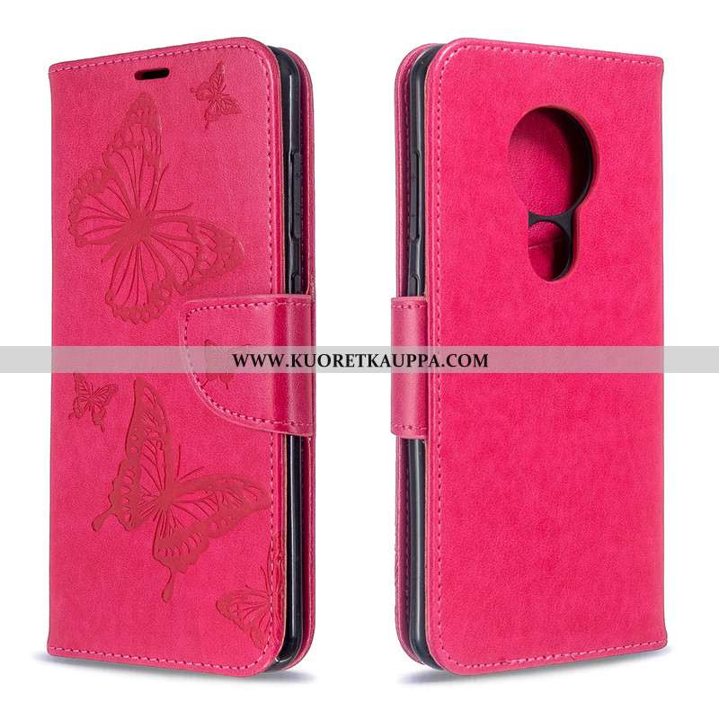 Kuori Nokia 6.2, Kuoret Nokia 6.2, Kotelo Nokia 6.2 Nahkakuori Ripustettavat Koristeet Vihreä Puheli