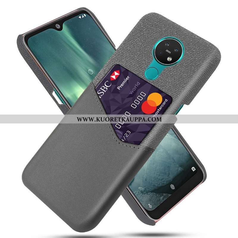 Kuori Nokia 6.2, Kuoret Nokia 6.2, Kotelo Nokia 6.2 Suojaus Nahka Valo Kova Punainen