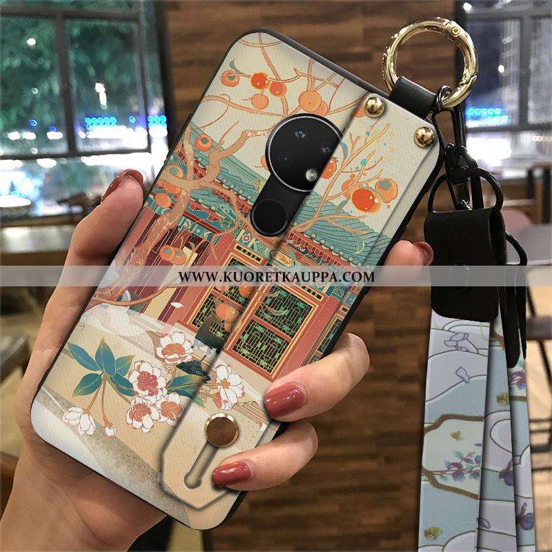 Kuori Nokia 6.2, Kuoret Nokia 6.2, Kotelo Nokia 6.2 Suuntaus Pehmeä Neste Tuuli Keltainen Puhelimen 