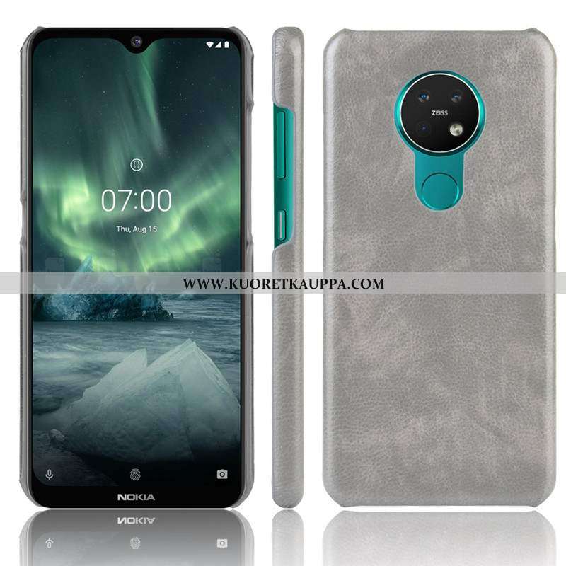Kuori Nokia 6.2, Kuoret Nokia 6.2, Kotelo Nokia 6.2 Valo Suojaus Kova Puhelimen Pesty Suede Ruskea