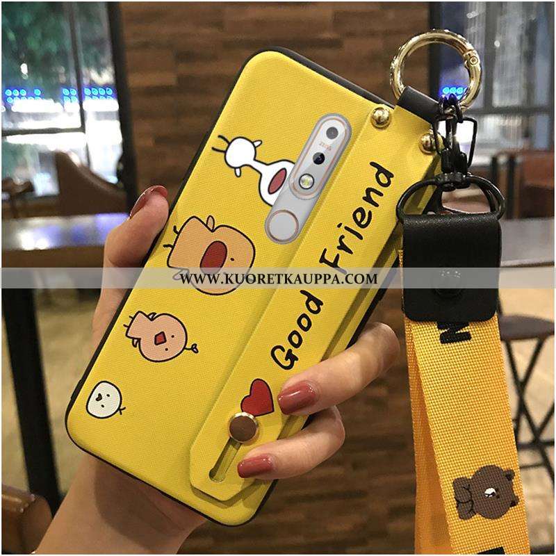 Kuori Nokia 7.1, Kuoret Nokia 7.1, Kotelo Nokia 7.1 Ihana Suuntaus Tuki Puhelimen Keltainen Keltaise