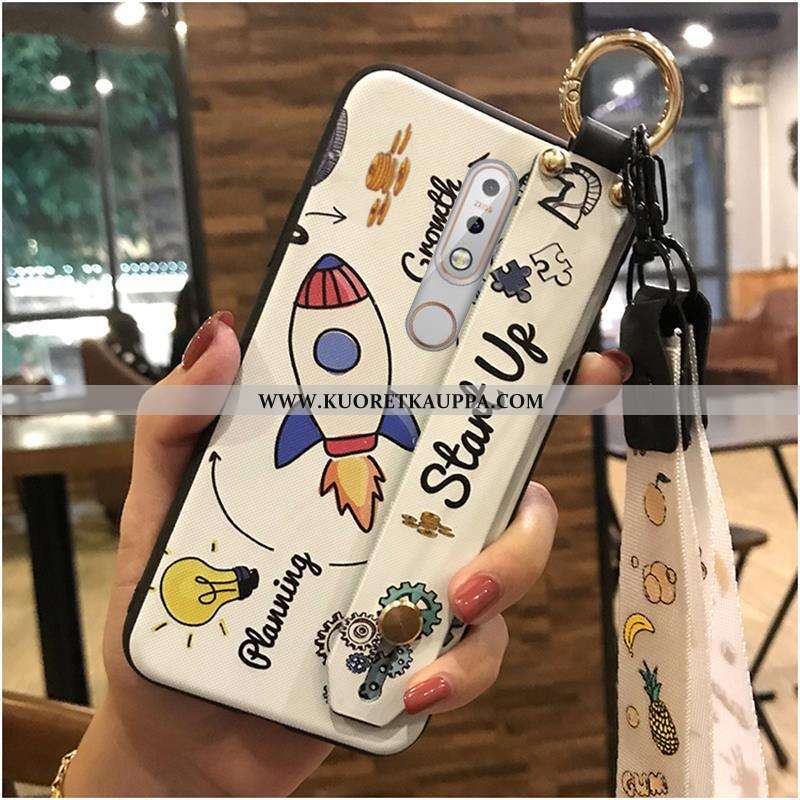 Kuori Nokia 7.1, Kuoret Nokia 7.1, Kotelo Nokia 7.1 Ihana Suuntaus Tuki Puhelimen Keltainen Keltaise