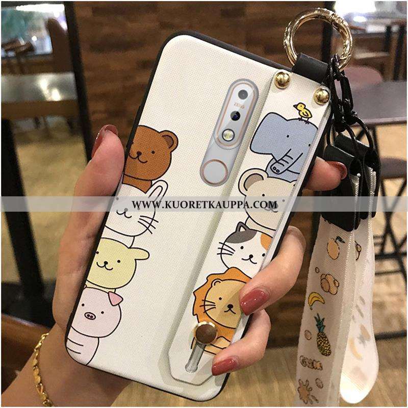 Kuori Nokia 7.1, Kuoret Nokia 7.1, Kotelo Nokia 7.1 Ihana Suuntaus Tuki Puhelimen Keltainen Keltaise