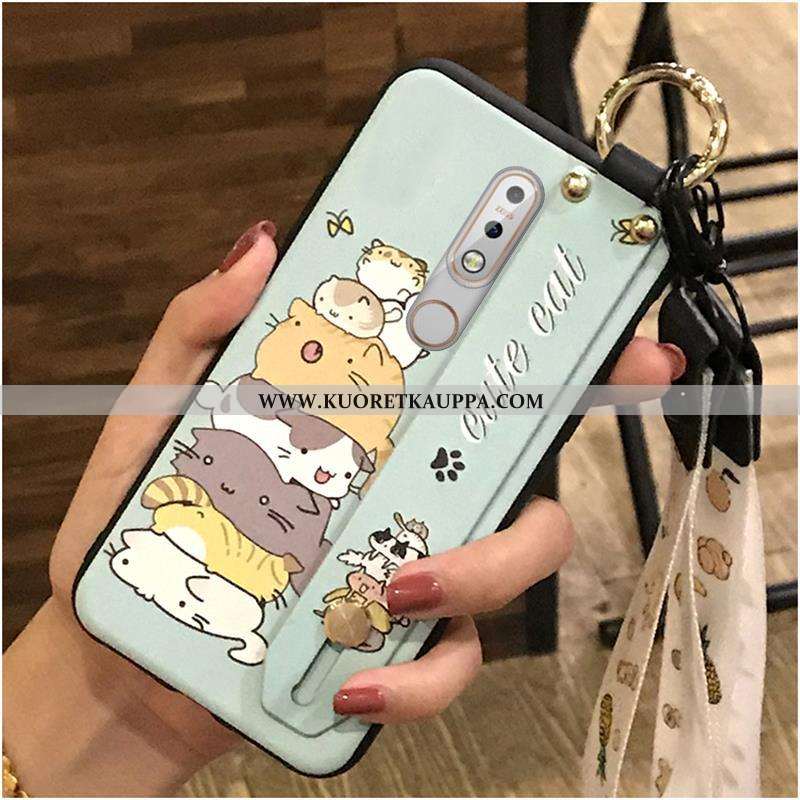 Kuori Nokia 7.1, Kuoret Nokia 7.1, Kotelo Nokia 7.1 Ihana Suuntaus Tuki Puhelimen Keltainen Keltaise