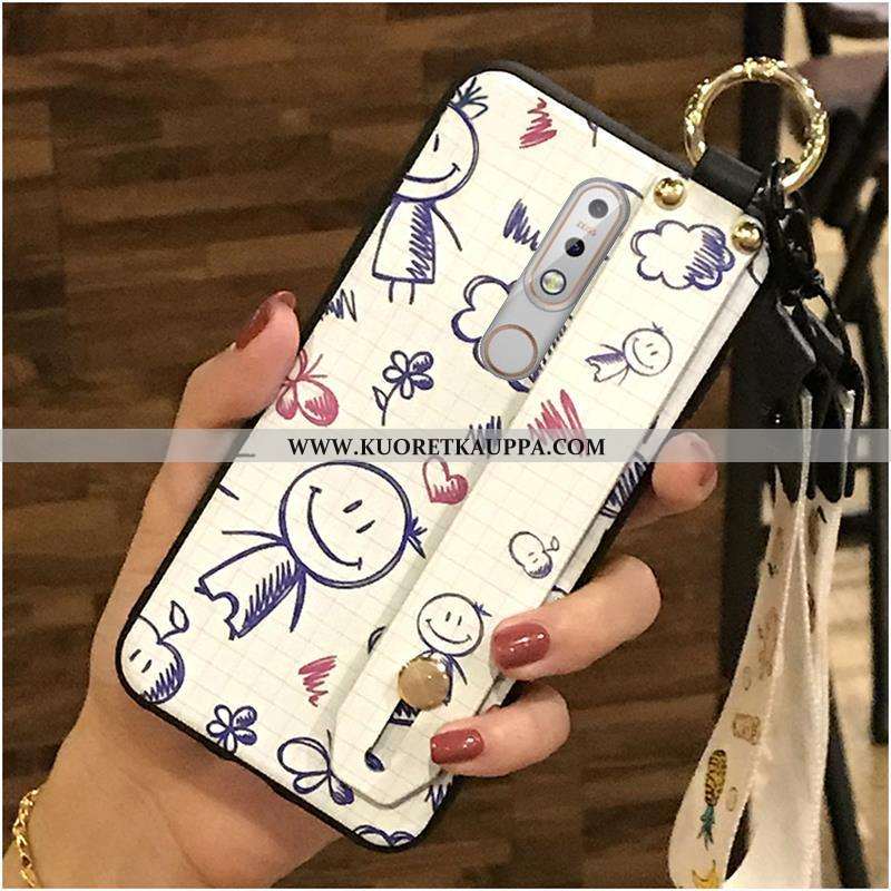 Kuori Nokia 7.1, Kuoret Nokia 7.1, Kotelo Nokia 7.1 Ihana Suuntaus Tuki Puhelimen Keltainen Keltaise