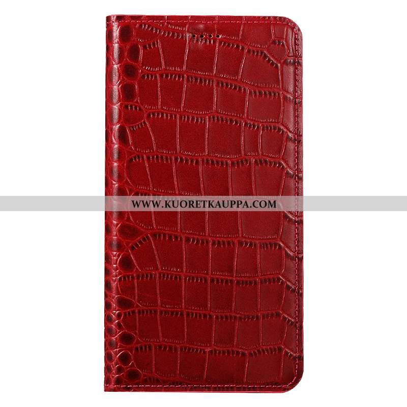 Kuori Nokia 7.1, Kuoret Nokia 7.1, Kotelo Nokia 7.1 Kukkakuvio Suojaus Aito Nahka Sininen