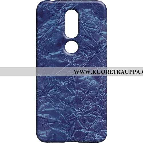 Kuori Nokia 7.1, Kuoret Nokia 7.1, Kotelo Nokia 7.1 Pesty Suede Vuosikerta Tuuli Suojaus Ruskea