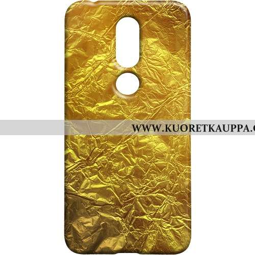 Kuori Nokia 7.1, Kuoret Nokia 7.1, Kotelo Nokia 7.1 Pesty Suede Vuosikerta Tuuli Suojaus Ruskea