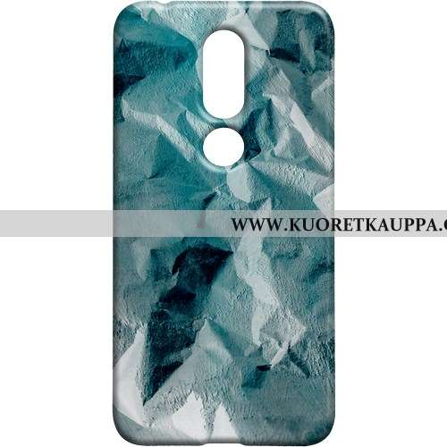 Kuori Nokia 7.1, Kuoret Nokia 7.1, Kotelo Nokia 7.1 Pesty Suede Vuosikerta Tuuli Suojaus Ruskea