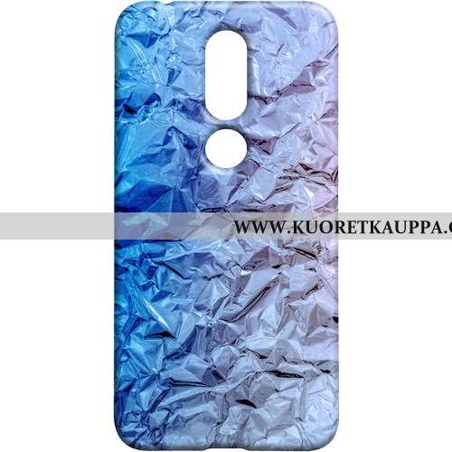 Kuori Nokia 7.1, Kuoret Nokia 7.1, Kotelo Nokia 7.1 Pesty Suede Vuosikerta Tuuli Suojaus Ruskea