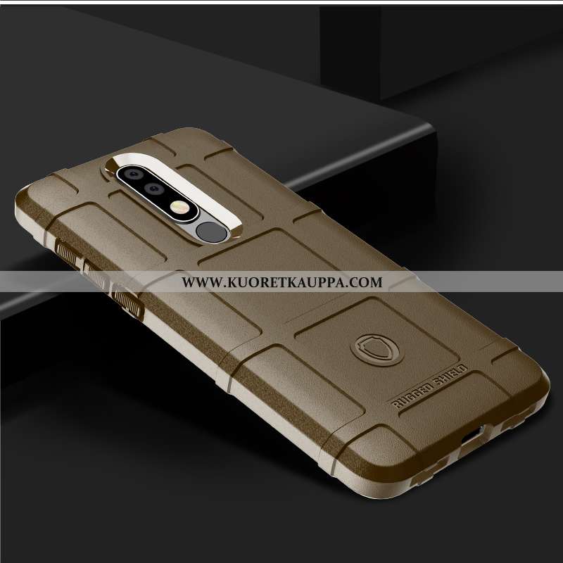 Kuori Nokia 7.1, Kuoret Nokia 7.1, Kotelo Nokia 7.1 Silikoni Suojaus Paksut Eurooppa Puhelimen Harma