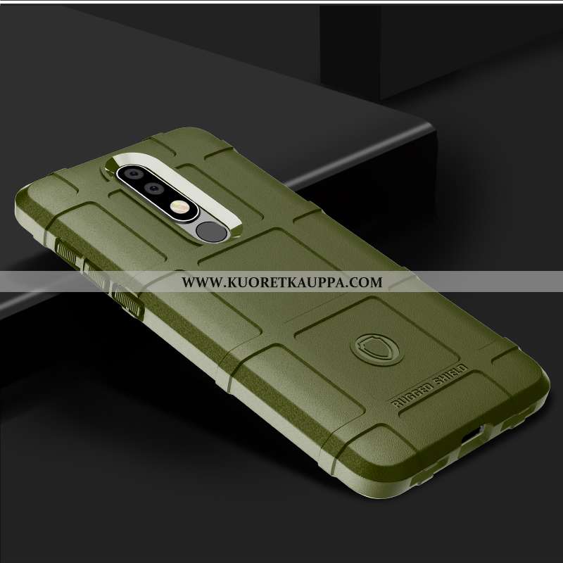 Kuori Nokia 7.1, Kuoret Nokia 7.1, Kotelo Nokia 7.1 Silikoni Suojaus Paksut Eurooppa Puhelimen Harma