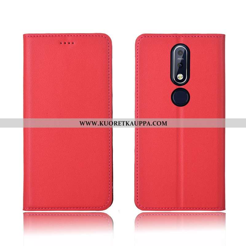 Kuori Nokia 7.1, Kuoret Nokia 7.1, Kotelo Nokia 7.1 Silikoni Suojaus Pehmeä Neste Keltaiset