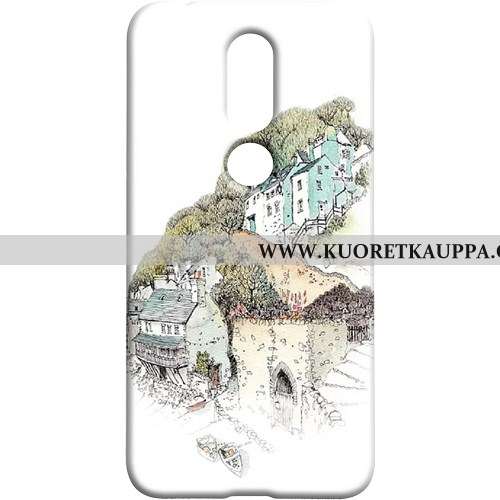 Kuori Nokia 7.1, Kuoret Nokia 7.1, Kotelo Nokia 7.1 Suojaus Kova Puhelimen Tuuli Valkoinen