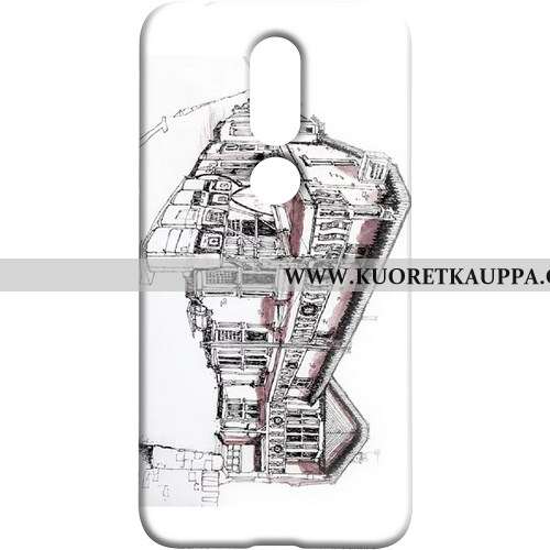 Kuori Nokia 7.1, Kuoret Nokia 7.1, Kotelo Nokia 7.1 Suojaus Kova Puhelimen Tuuli Valkoinen