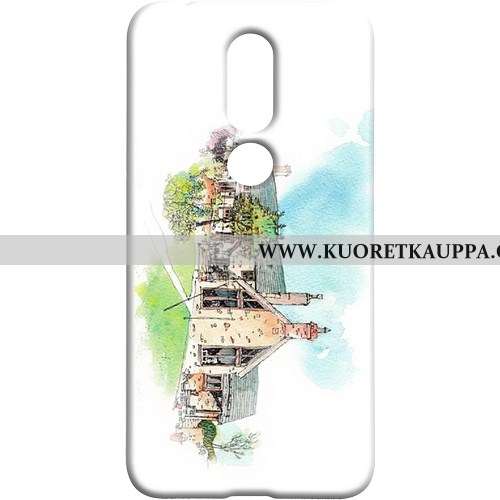 Kuori Nokia 7.1, Kuoret Nokia 7.1, Kotelo Nokia 7.1 Suojaus Kova Puhelimen Tuuli Valkoinen