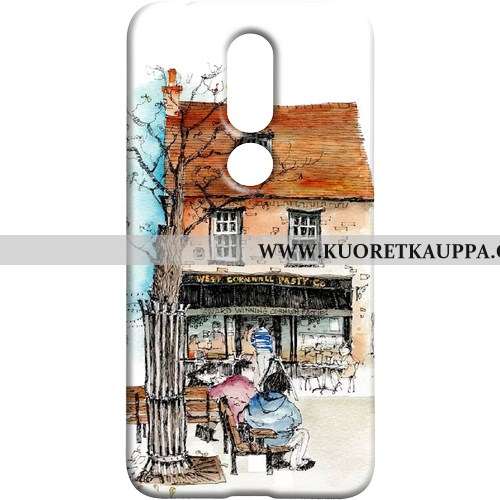 Kuori Nokia 7.1, Kuoret Nokia 7.1, Kotelo Nokia 7.1 Suojaus Kova Puhelimen Tuuli Valkoinen