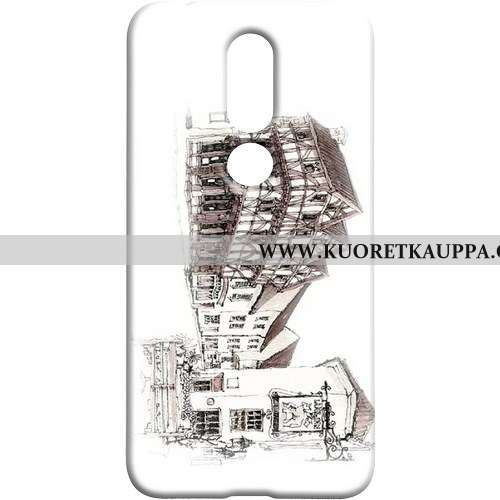 Kuori Nokia 7.1, Kuoret Nokia 7.1, Kotelo Nokia 7.1 Suojaus Kova Puhelimen Tuuli Valkoinen