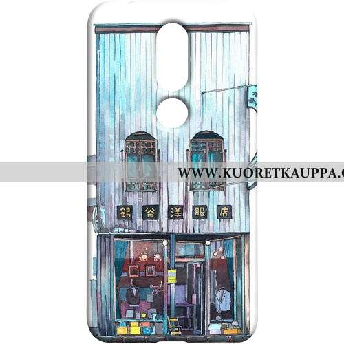 Kuori Nokia 7.1, Kuoret Nokia 7.1, Kotelo Nokia 7.1 Suojaus Kova Puhelimen Tuuli Valkoinen