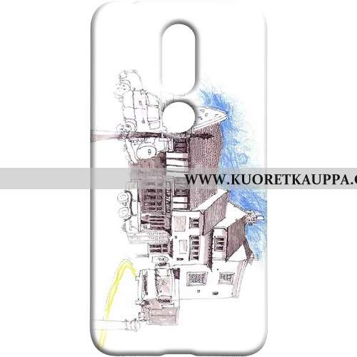 Kuori Nokia 7.1, Kuoret Nokia 7.1, Kotelo Nokia 7.1 Suojaus Kova Puhelimen Tuuli Valkoinen