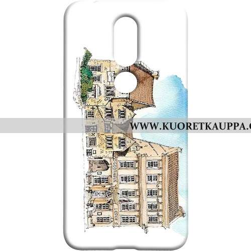 Kuori Nokia 7.1, Kuoret Nokia 7.1, Kotelo Nokia 7.1 Suojaus Kova Puhelimen Tuuli Valkoinen