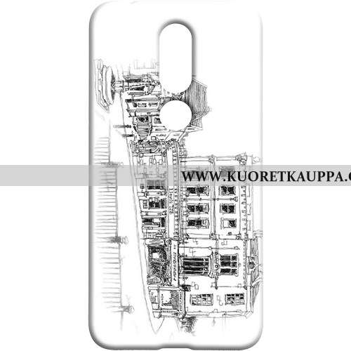 Kuori Nokia 7.1, Kuoret Nokia 7.1, Kotelo Nokia 7.1 Suojaus Kova Puhelimen Tuuli Valkoinen