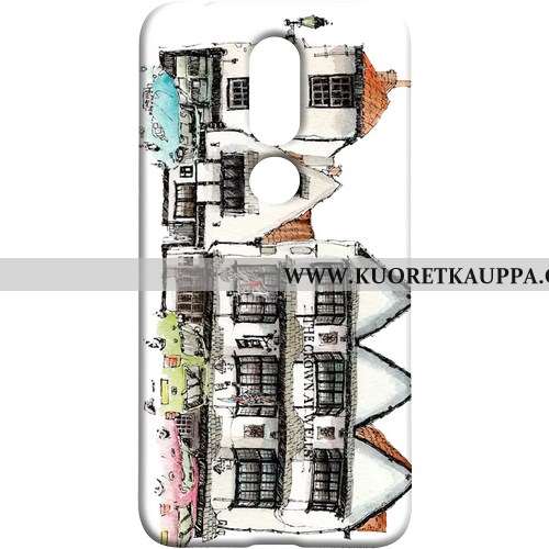 Kuori Nokia 7.1, Kuoret Nokia 7.1, Kotelo Nokia 7.1 Suojaus Kova Puhelimen Tuuli Valkoinen