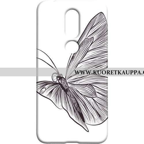 Kuori Nokia 7.1, Kuoret Nokia 7.1, Kotelo Nokia 7.1 Suojaus Pesty Suede Persoonallisuus Punainen