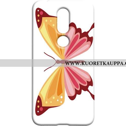 Kuori Nokia 7.1, Kuoret Nokia 7.1, Kotelo Nokia 7.1 Suojaus Pesty Suede Persoonallisuus Punainen