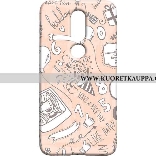 Kuori Nokia 7.1, Kuoret Nokia 7.1, Kotelo Nokia 7.1 Suojaus Pesty Suede Sininen Pieni