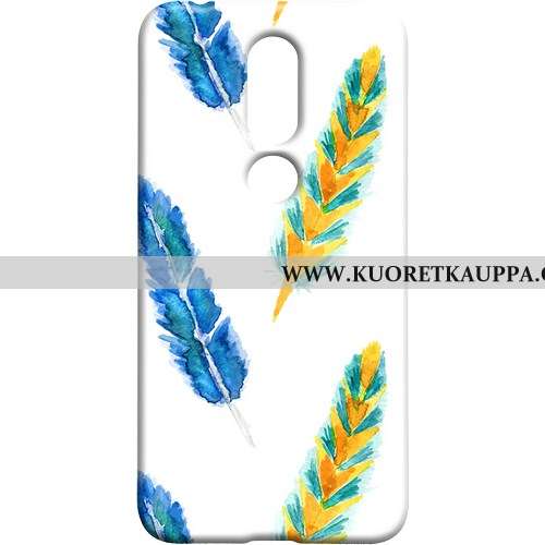 Kuori Nokia 7.1, Kuoret Nokia 7.1, Kotelo Nokia 7.1 Suojaus Pesty Suede Sininen Pieni