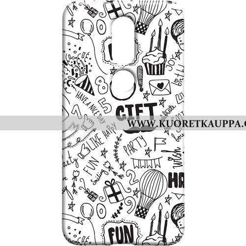 Kuori Nokia 7.1, Kuoret Nokia 7.1, Kotelo Nokia 7.1 Suojaus Pesty Suede Sininen Pieni