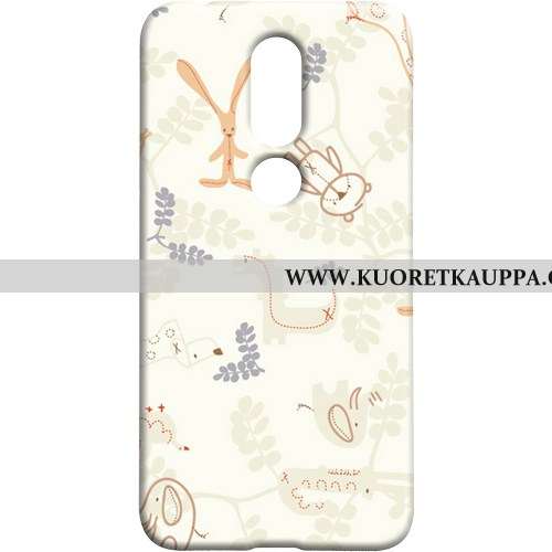 Kuori Nokia 7.1, Kuoret Nokia 7.1, Kotelo Nokia 7.1 Suojaus Pesty Suede Sininen Pieni