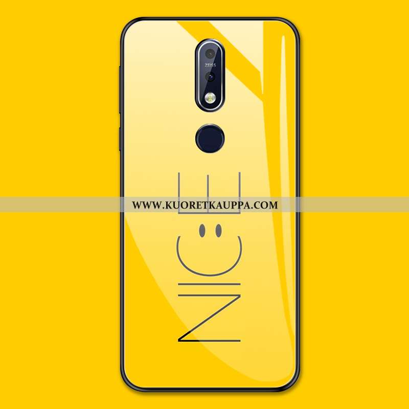 Kuori Nokia 7.1, Kuoret Nokia 7.1, Kotelo Nokia 7.1 Suuntaus Suojaus Yksinkertainen Keltainen Murtum