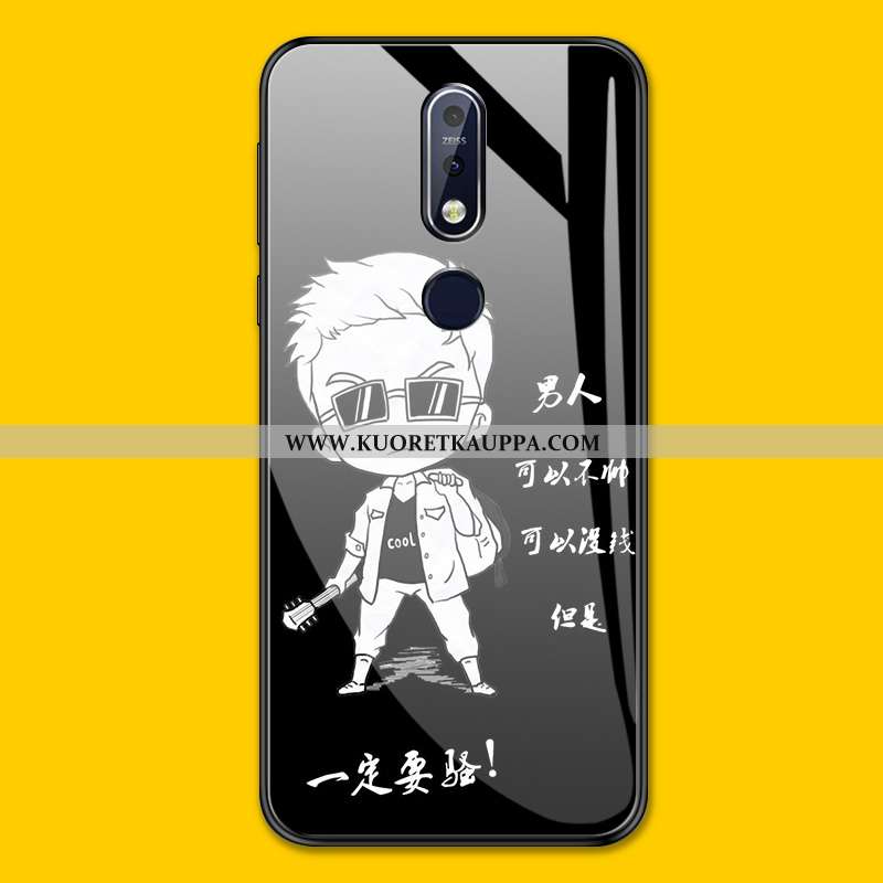 Kuori Nokia 7.1, Kuoret Nokia 7.1, Kotelo Nokia 7.1 Suuntaus Suojaus Yksinkertainen Keltainen Murtum