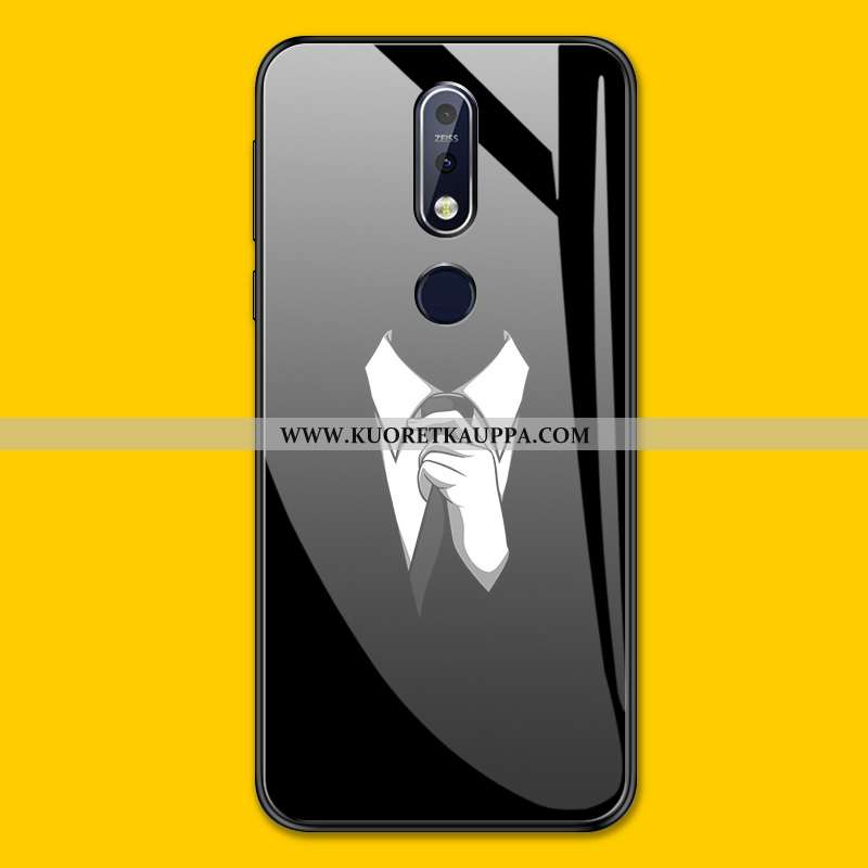 Kuori Nokia 7.1, Kuoret Nokia 7.1, Kotelo Nokia 7.1 Suuntaus Suojaus Yksinkertainen Keltainen Murtum