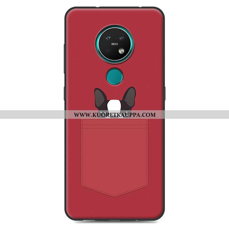 Kuori Nokia 7.2, Kuoret Nokia 7.2, Kotelo Nokia 7.2 Ihana Pehmeä Neste Persoonallisuus Silikoni Beig