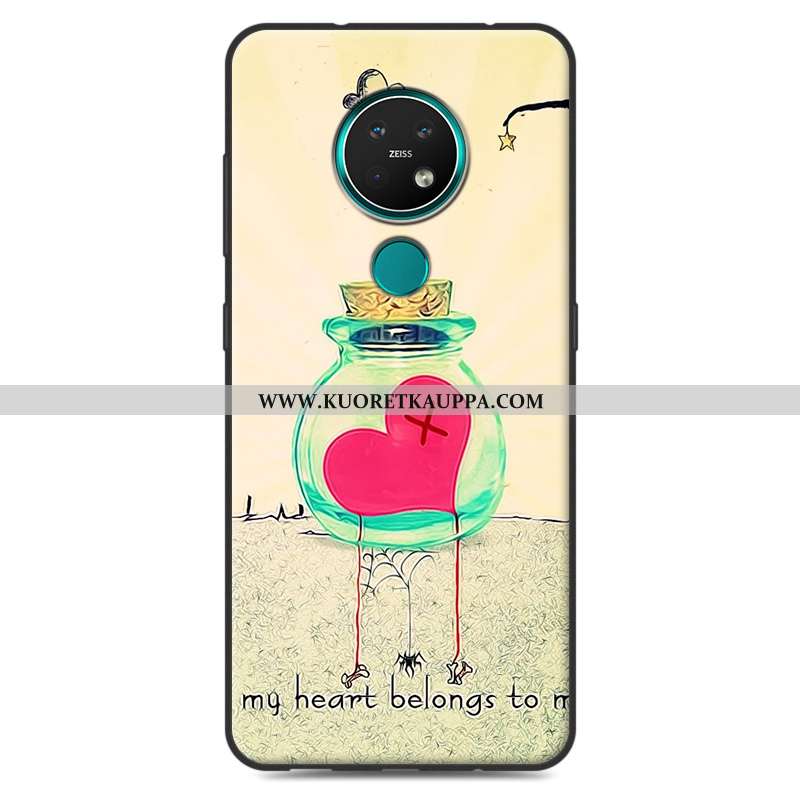 Kuori Nokia 7.2, Kuoret Nokia 7.2, Kotelo Nokia 7.2 Luova Vuosikerta Suojaus Puhelimen Pinkki